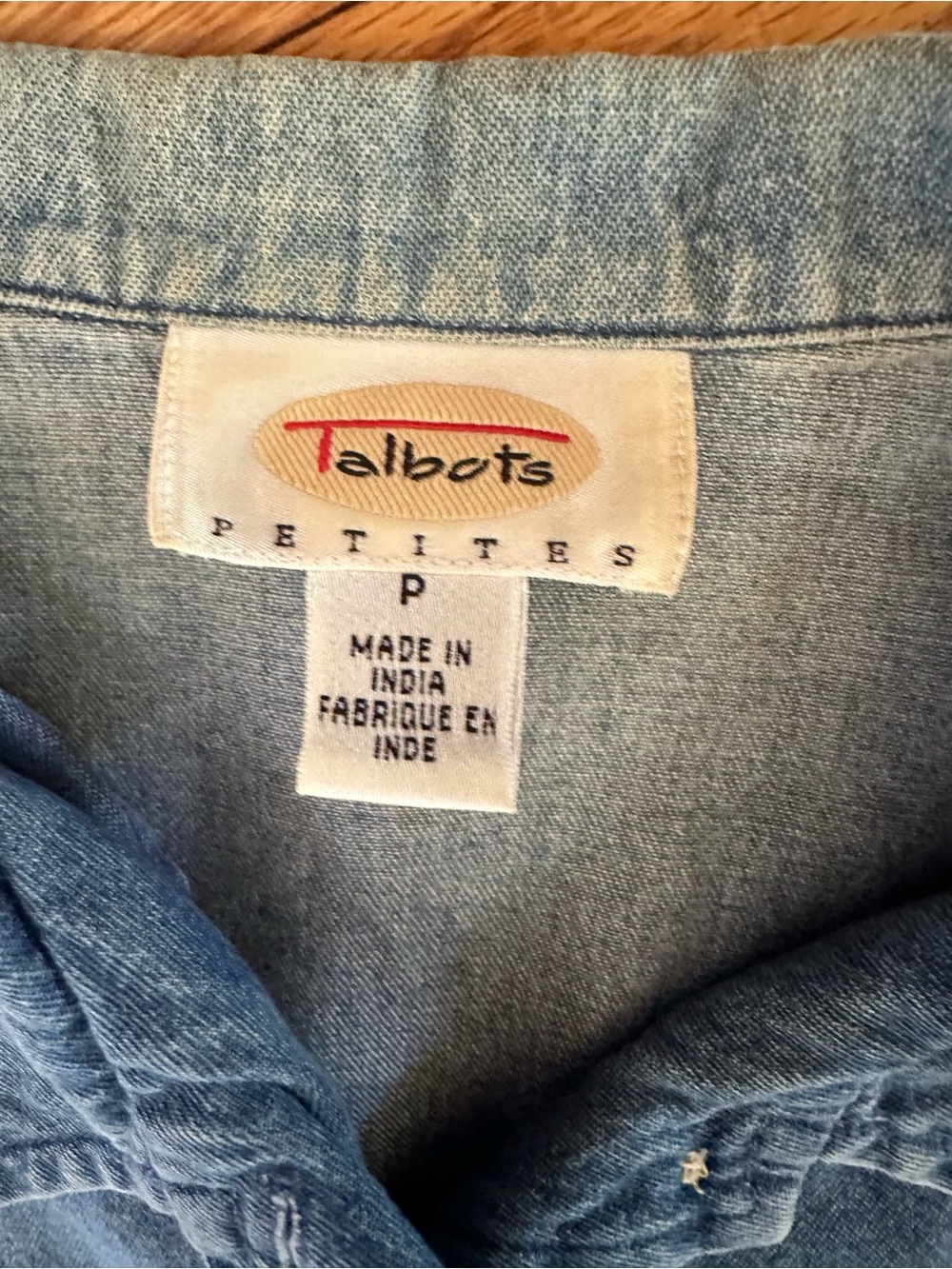 Talbots Classic Blue Denim Button-Front Jacket - Picture 2 of 5